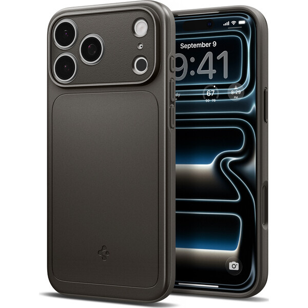 Spigen Thin Fit MagSafe kryt iPhone 18 Pro/17 Pro gunmetal