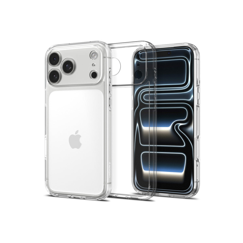 Spigen Ultra Hybrid kryt iPhone 18 Pro/17 Pro crystal clear