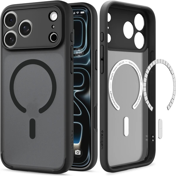Spigen Ultra Hybrid MagSafe kryt iPhone 18 Pro/17 Pro frost black