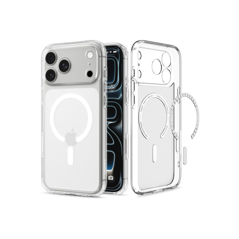 Spigen Ultra Hybrid MagSafe kryt iPhone 18 Pro/17 Pro frost white