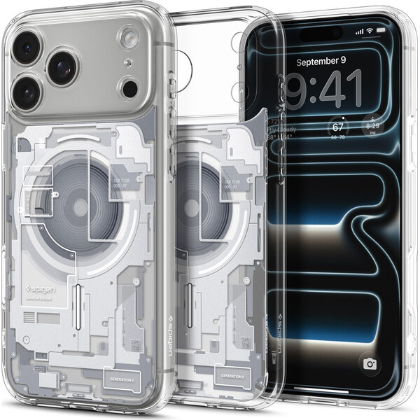 Spigen Ultra Hybrid MagSafe kryt iPhone 18 Pro/17 Pro zero one white