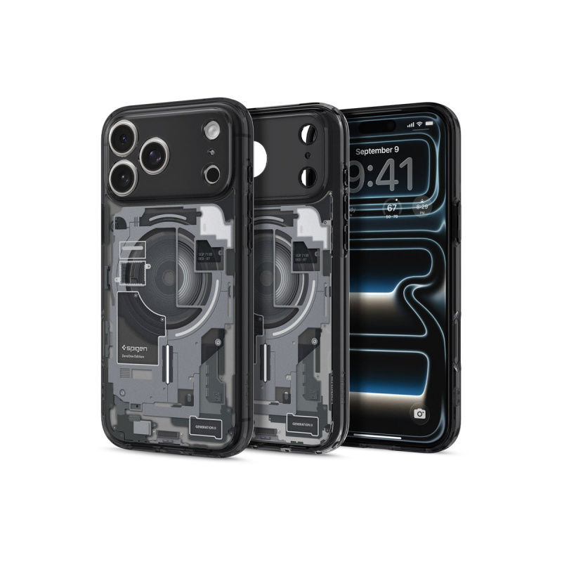 Spigen Ultra Hybrid MagSafe kryt iPhone 18 Pro/17 Pro zero one black