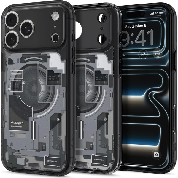 Spigen Ultra Hybrid MagSafe kryt iPhone 18 Pro/17 Pro zero one black