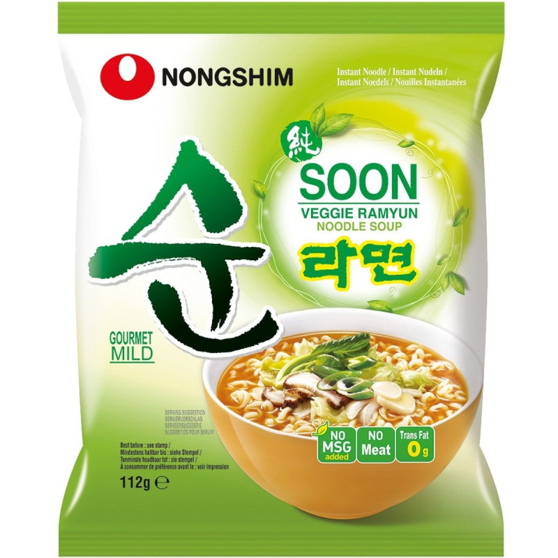 Nongshim Instantní nudle Soon Veggie Ramyun