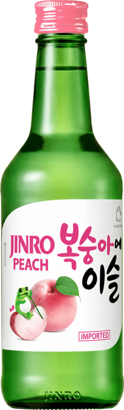 Jinro Soju Peach 13% 0,35l