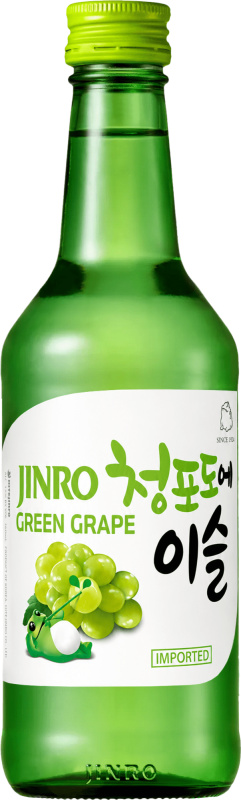 Jinro Soju Green Grape 13% 0,35l
