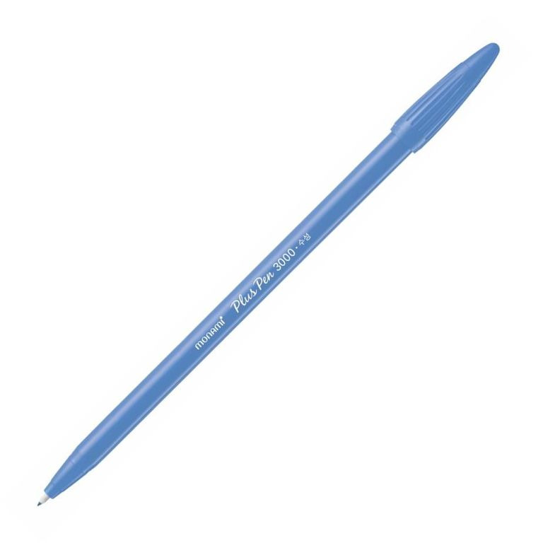 Popisovač Monami Plus Pen 3000 0,4 mm - blue-celeste