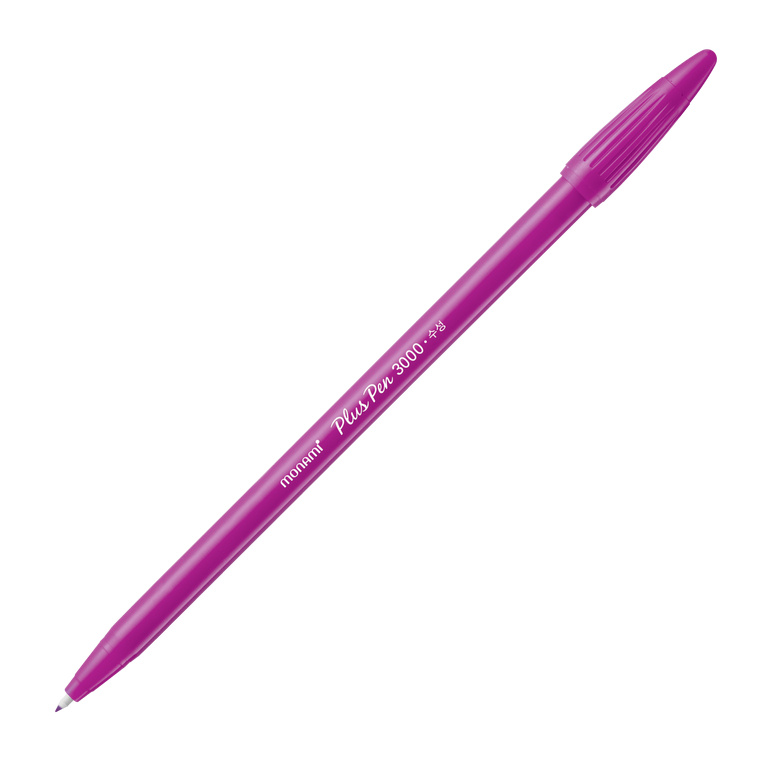Popisovač Monami Plus Pen 3000 0,4 mm - red vilolet