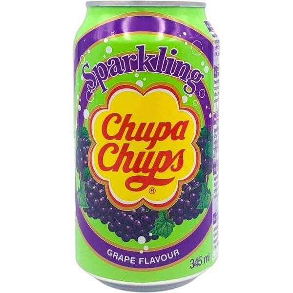 Sycená limonáda Chupa Chups - Hrozny 345ml