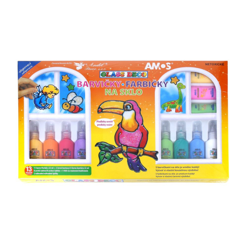 Barvy na sklo 13x22 ml