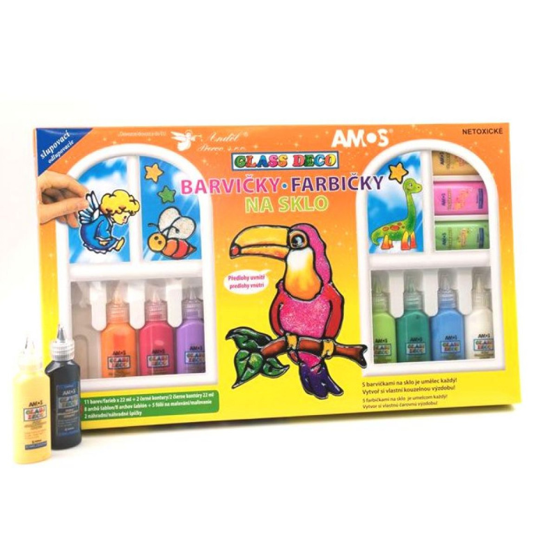 Barvy na sklo 13x22 ml