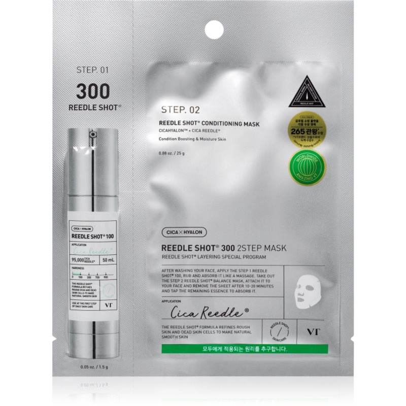 VT Dvoukroková maska s mikrojehličkami REEDLE SHOT 300 2-Step Mask (1,5g + 25g)