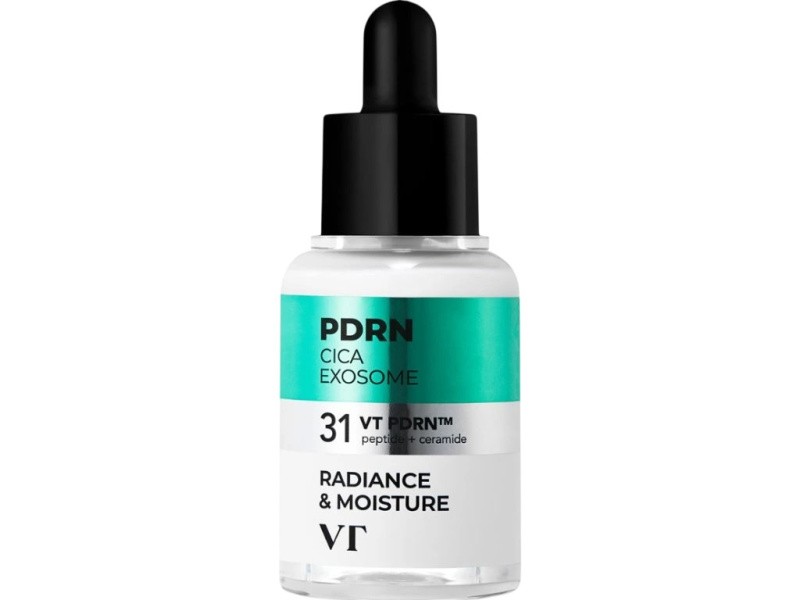 VT Cosmetics PDRN Cica Exosome Firming Ampoule zpevňující pleťové sérum pro rozjasnění a hydrataci 30 ml