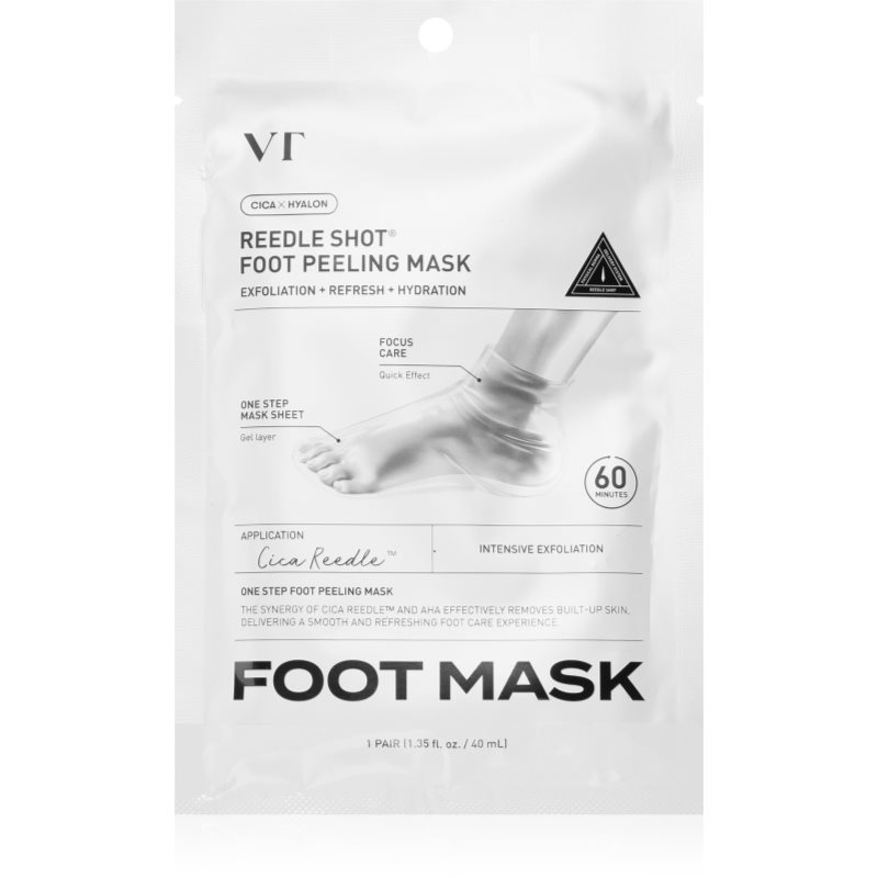 VT COSMETICS VT Reedle peelingová maska na nohy 32 ml