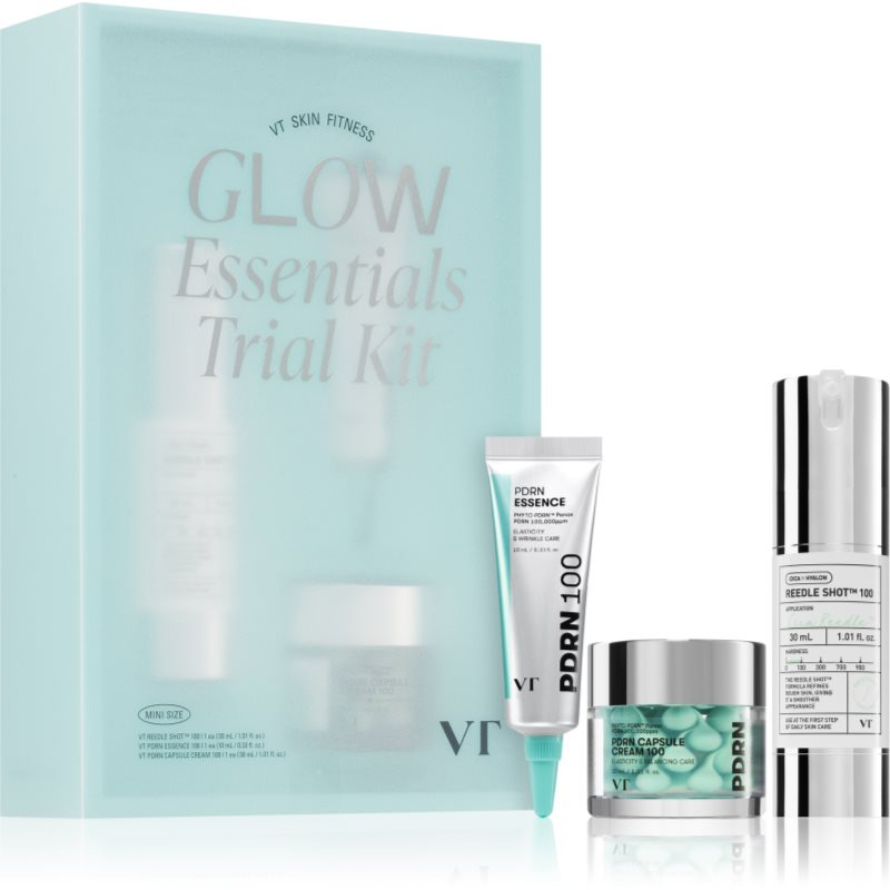 VT Cosmetics Glow Essentials Trial Kit dárková sada pro rozjasnění a vyhlazení pleti
