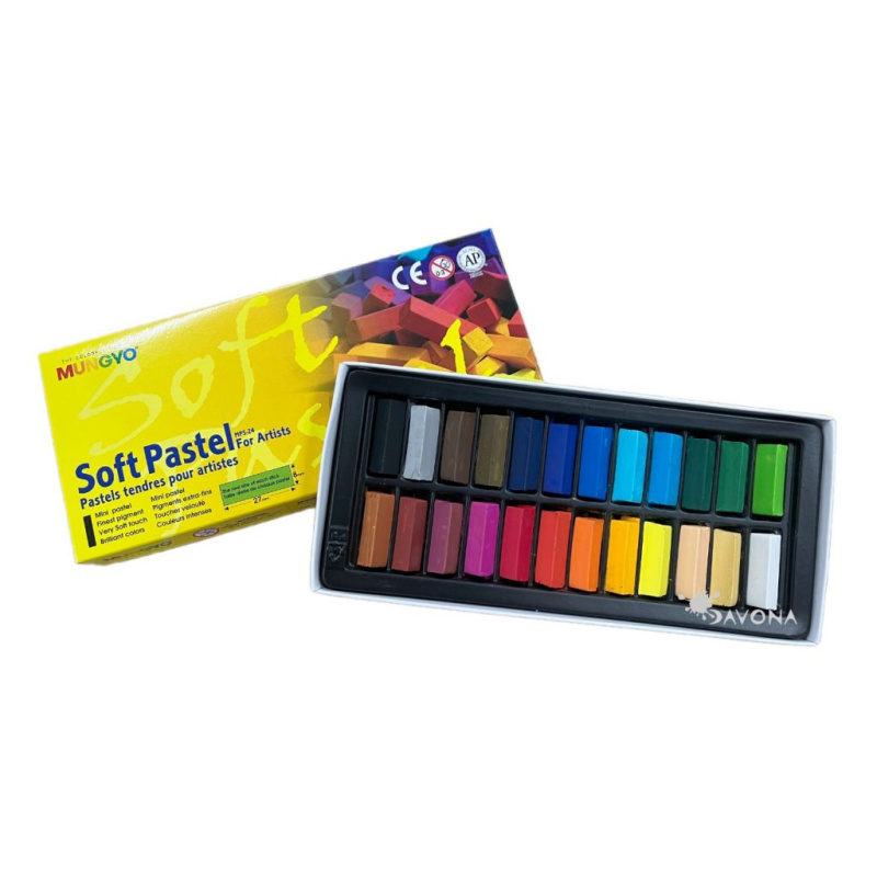 Pastely měkké Mungyo mini (24ks)