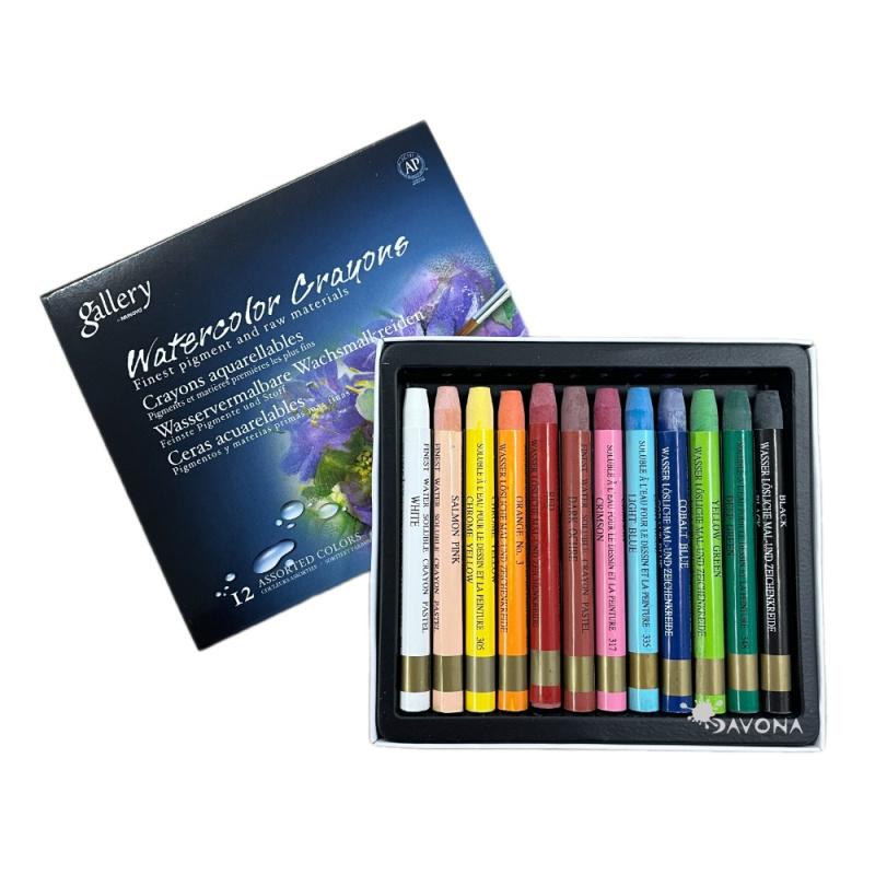 Akvarelové pastely Mungyo (12ks)