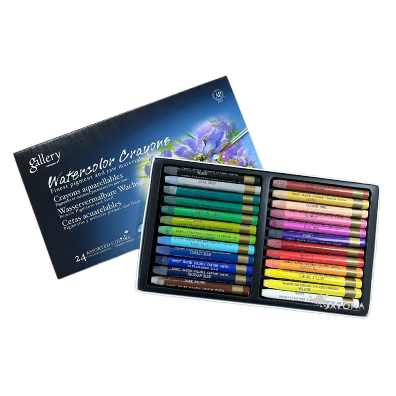 Akvarelové pastely Mungyo (24ks)