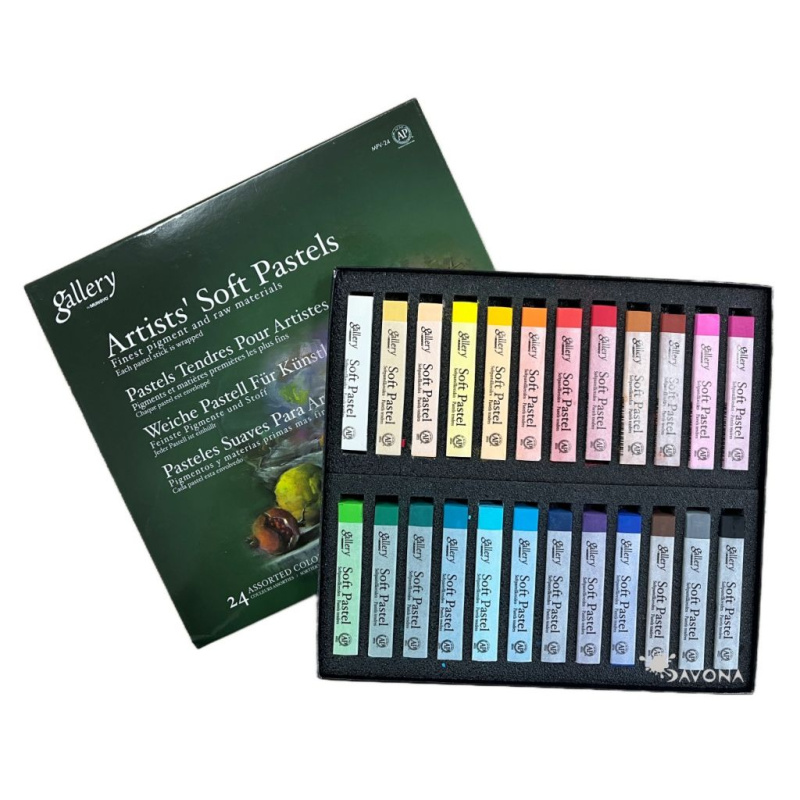 Pastely měkké Mungyo Standard (24ks)