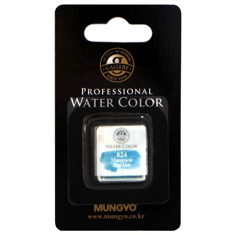 Akvarelová barva Mungyo, mangenese blue hue 824