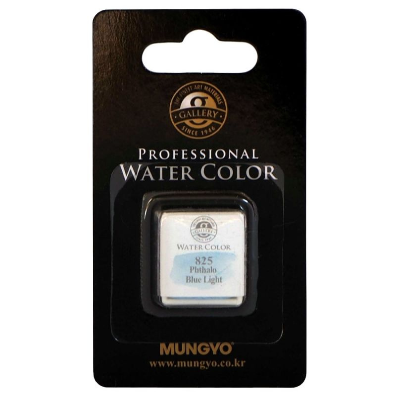 Akvarelová barva Mungyo, phthalo blue light 825