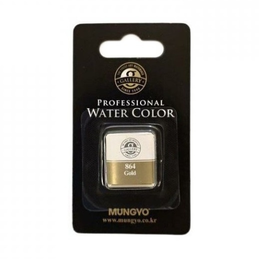 Akvarelová barva Mungyo, gold 864