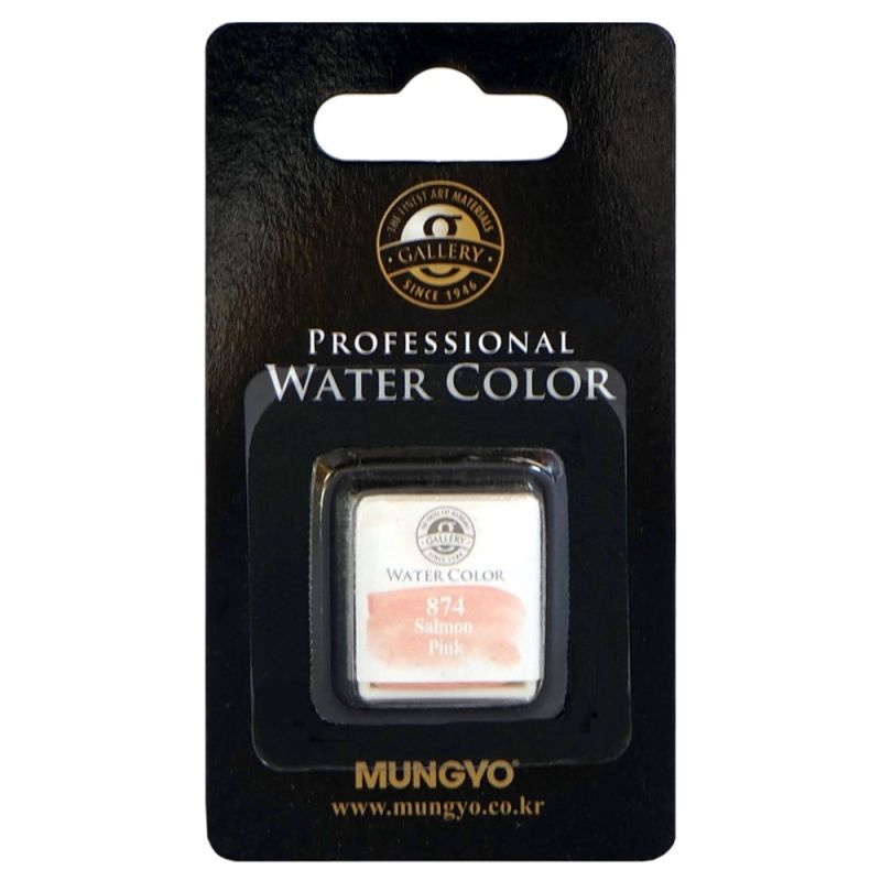 Akvarelová barva Mungyo, salmon pink 874