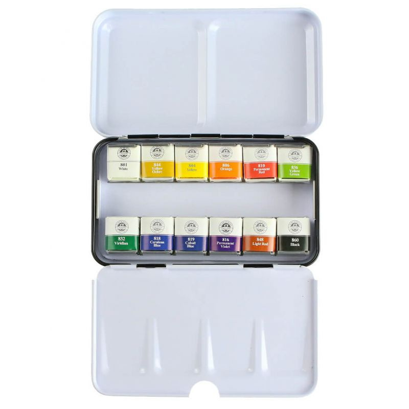 Akvarelové barvy Mungyo sada Professional malá (12ks)