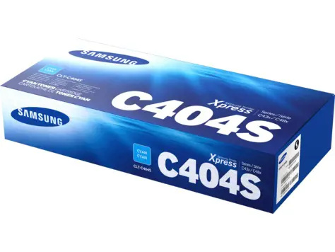 Samsung CLT-C404S Cyan Toner Cartridge Azurová