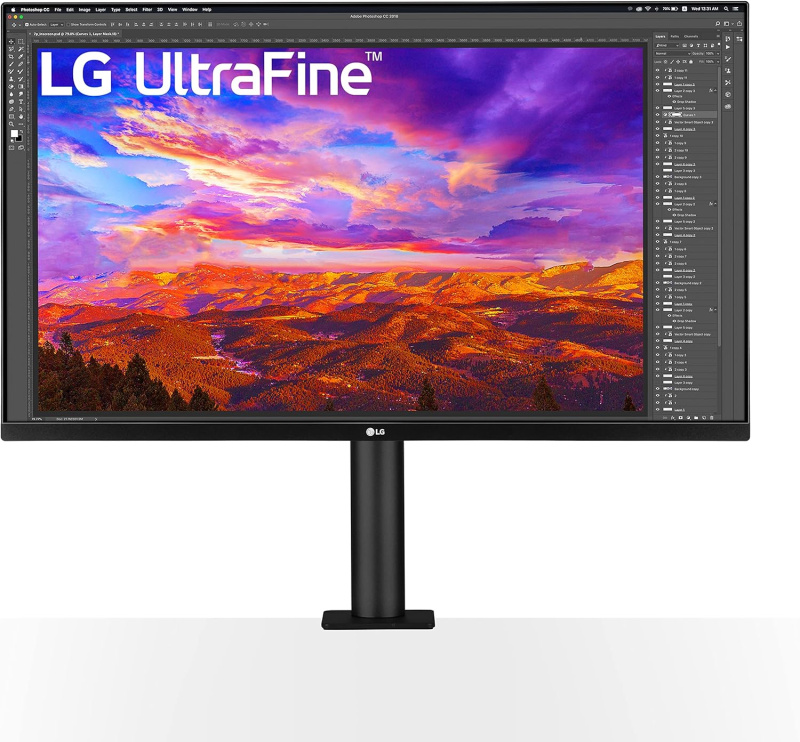 Monitor LG UltraFine 32UN88AP-W / 32" (80 cm) / 4K Ultra HD / doba odezvy 5 ms / černá Varianta: ivi1