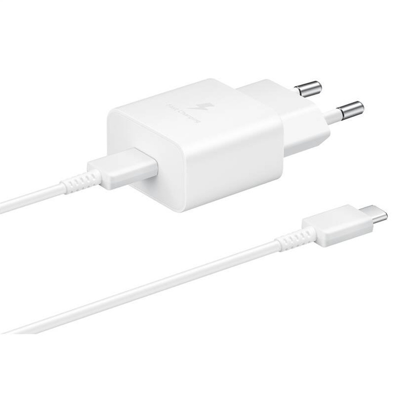 Samsung 15W USB-C nabíječka s kabelem bílá (EP-T1510XWEGEU)