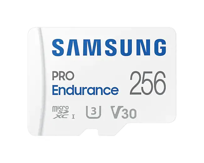 Samsung micro SDXC 256GB PRO Endurance + SD adaptér