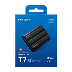 Samsung T7 Shield 1TB, MU-PE1T0S/EU Černá