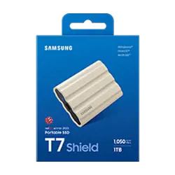 Samsung T7 Shield 1TB, MU-PE1T0K/EU Béžová