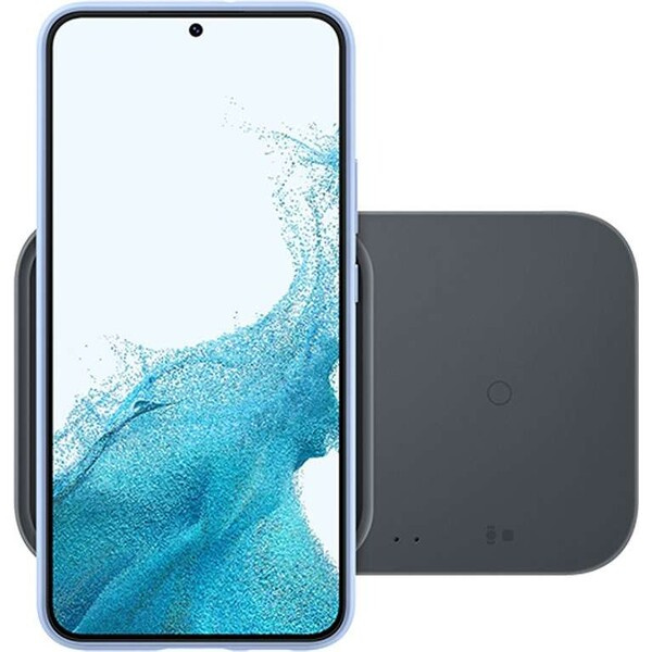 Samsung DUO bezdrátová nabíjecí podložka s adaptérem 15W (EP-P5400TBE) černá