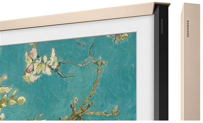 Samsung prémiový výměnný kovový rám pro Frame TV 50" zlatý Zlatá