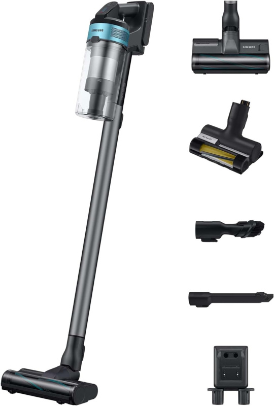 Tyčový akumulátorový bezsáčkový vysavač Samsung / VS20B75BGR1/WD/ Jet 75E PetPRO / sací výkon 200 W / Nabíjecí stanice 2 v 1 / mátová Varianta: ivi1