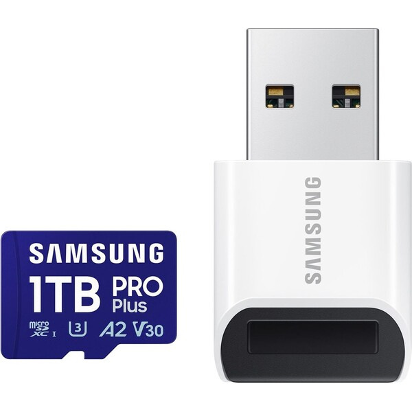 Samsung micro SDXC 1TB PRO Plus + USB adaptér Modrá