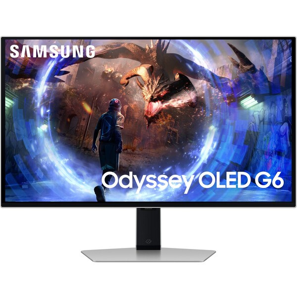 Samsung Odyssey OLED G6 (G60SD) monitor 27" LS27DG600SUXEN Stříbrná