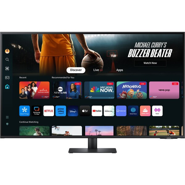 Samsung Smart Monitor M7 (M70D) monitor 43" černý LS43DM702UUXDU Černá