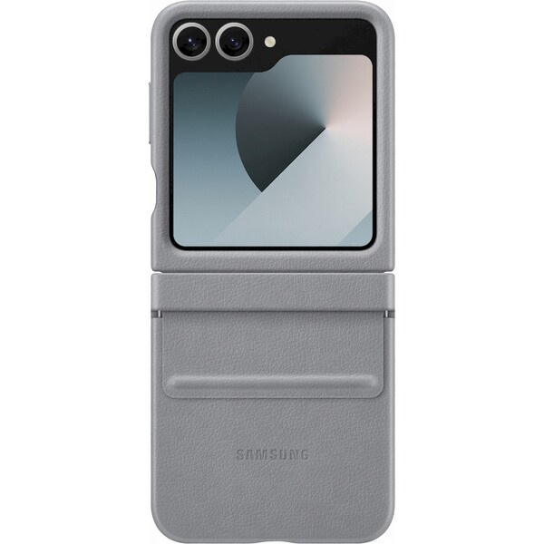 Samsung Galaxy Z Flip6 Ochranný kryt z veganské kůže Gray EF-VF741PJEGWW Šedá