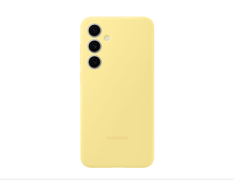 Samsung Silicone Case ochranný kryt Galaxy S24 FE žlutý