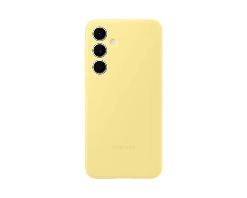 Samsung Silicone Case ochranný kryt Galaxy S24 FE žlutý
