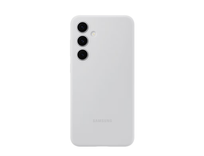 Samsung Silicone Case ochranný kryt Galaxy S24 FE šedý