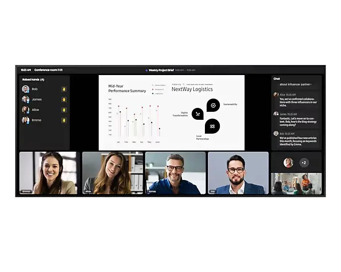 Samsung LH105QPD5BGXEN velkoformátový displej 105" Černá
