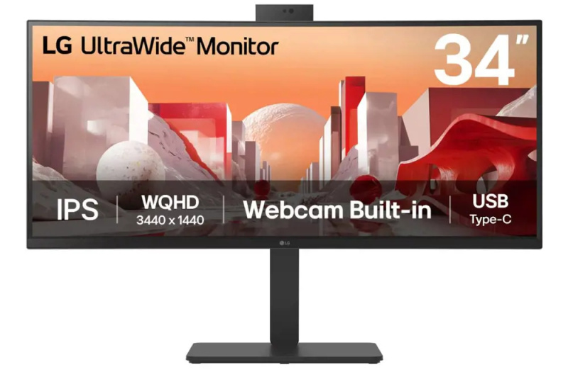 LG UltraWide 34BA85QE-B Černá