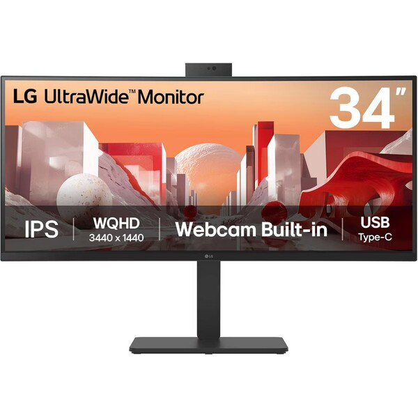 LG UltraWide 34BA85QE-B Černá