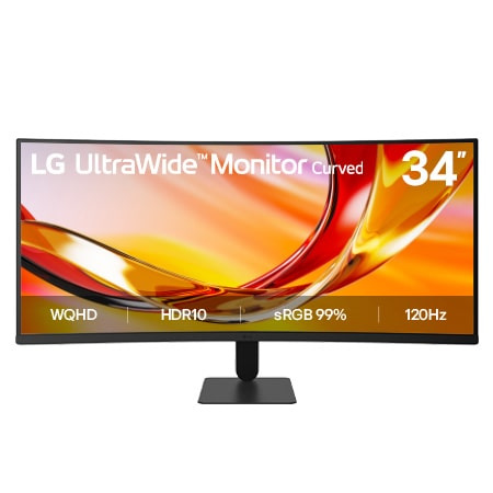 LG UltraWide/34U601B-B/34"/VA/UWQHD/120Hz/5ms/Černá/2R