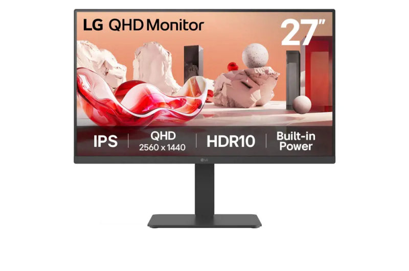 LG/27BA45QB-T/27"/IPS/QHD/75Hz/5ms/Černá/2R