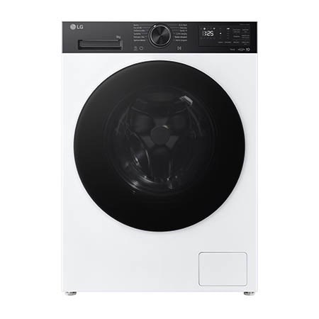 AI Slim parní pračka LG - 8 kg - A - 1200 ot./min - Steam™ - Bílá